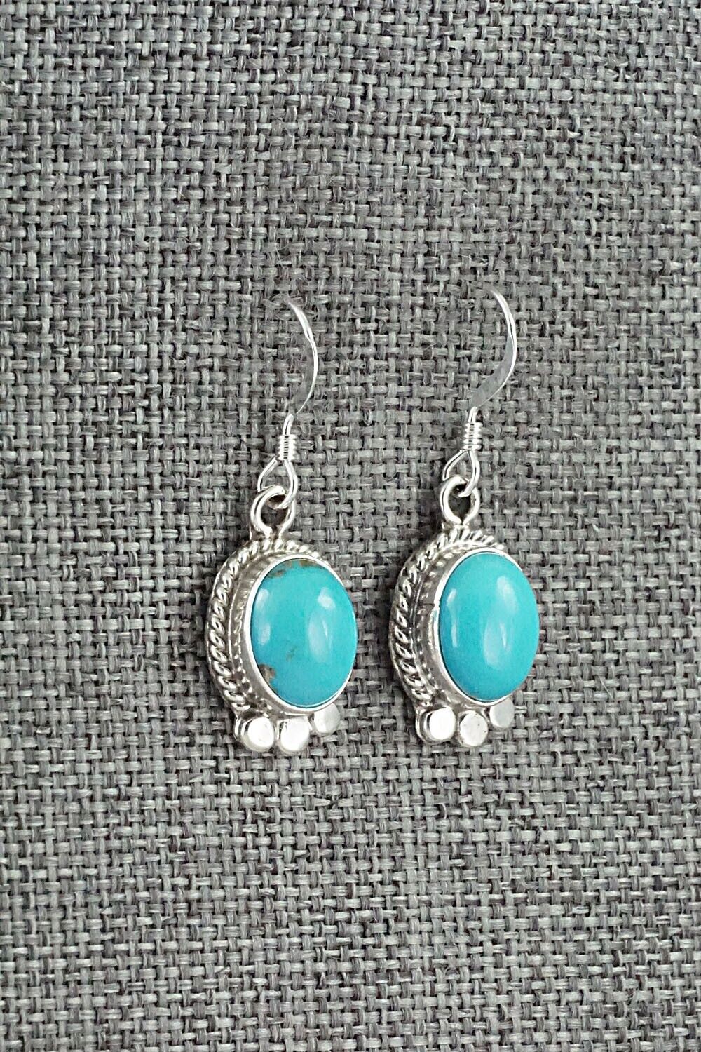 Turquoise and Sterling Silver Earrings - Sharon McCarthy