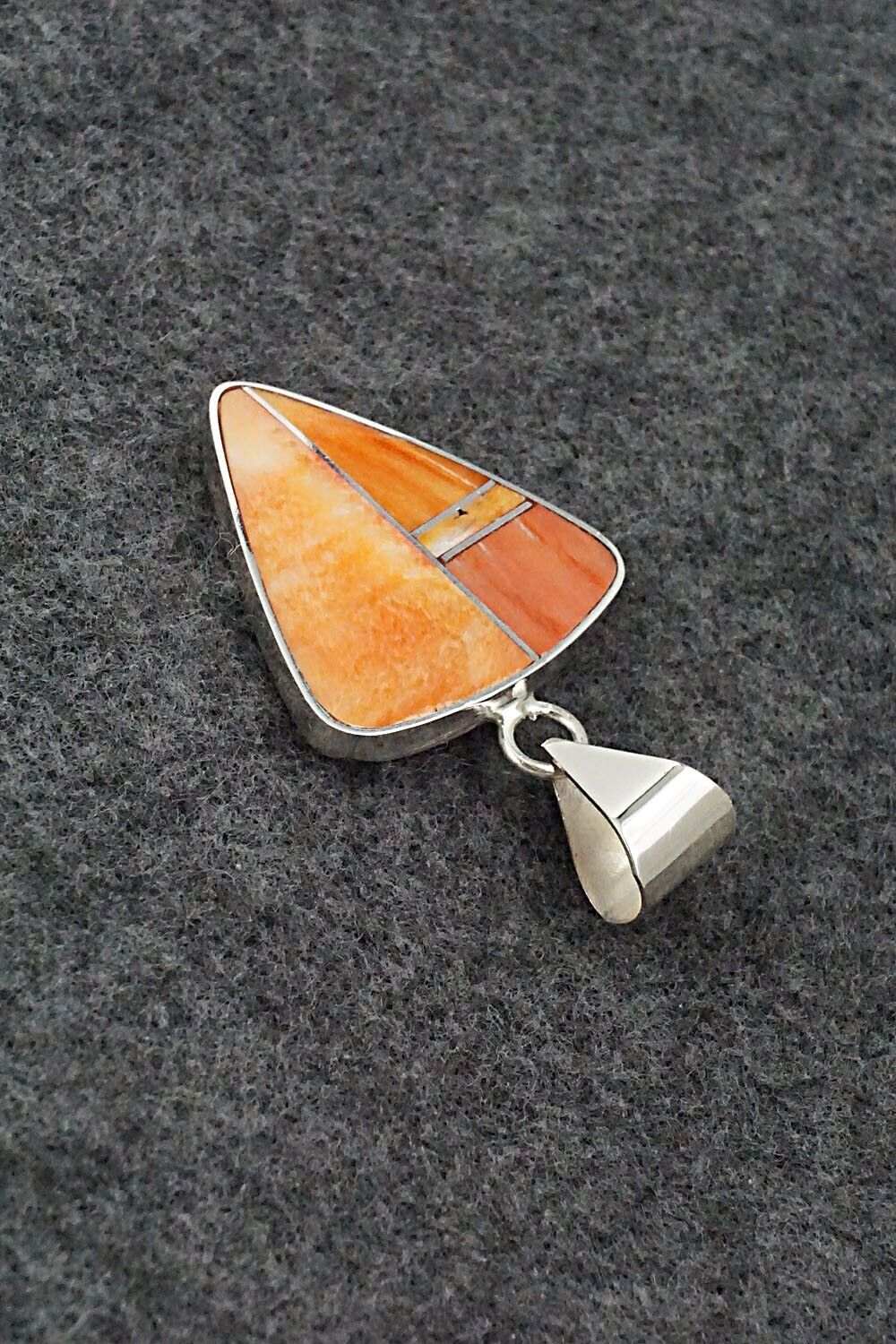 Spiny Oyster & Sterling Silver Pendant - Harold Smith