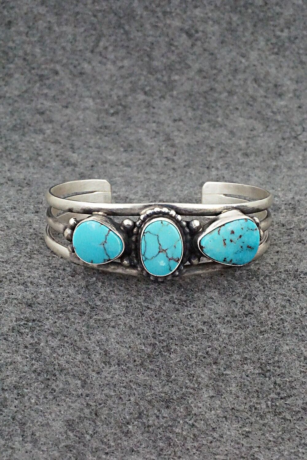 Turquoise & Sterling Silver Bracelet - Darrin Livingston