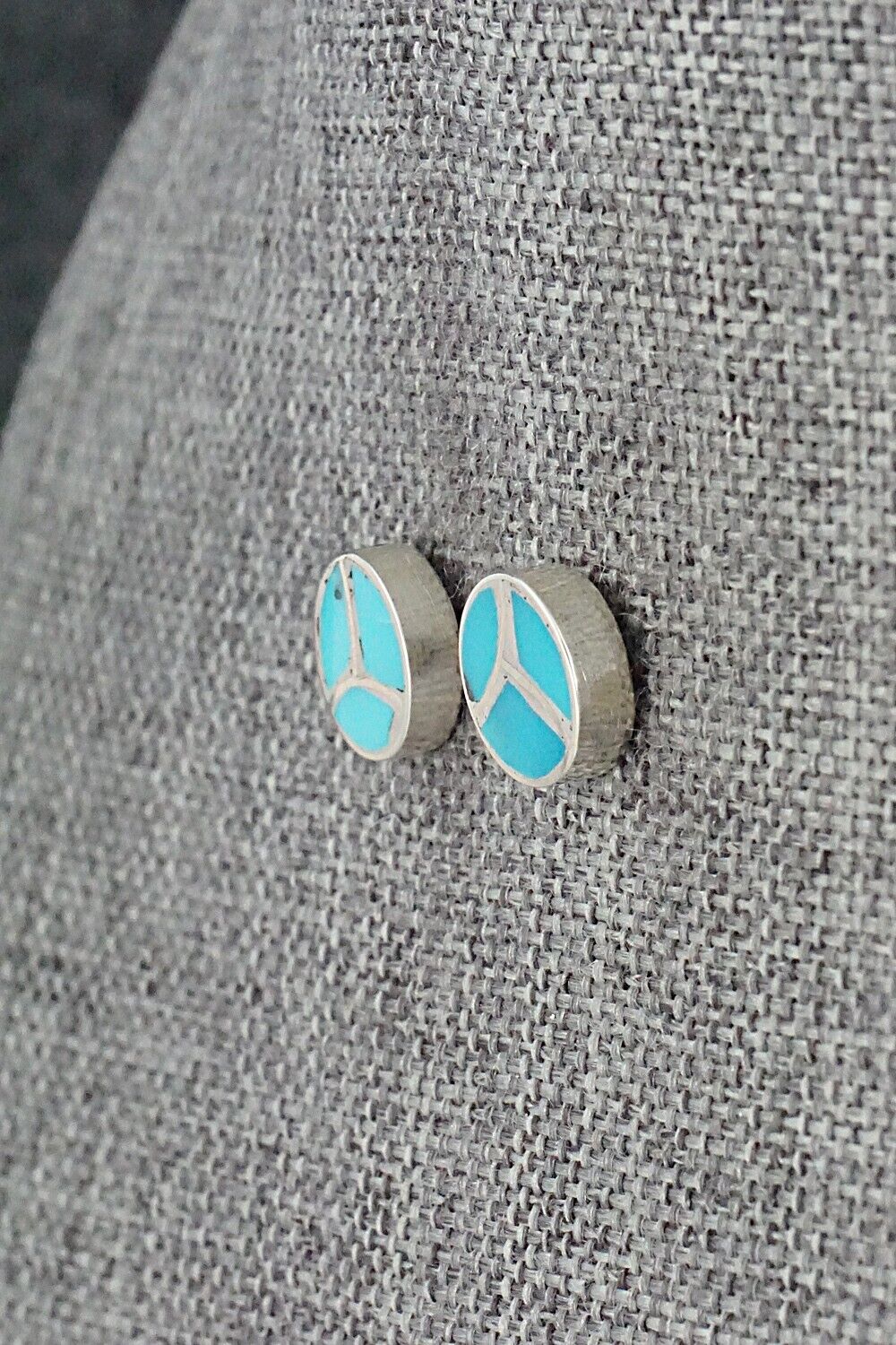 Turquoise & Sterling Silver Earrings - Lynelle Johnson