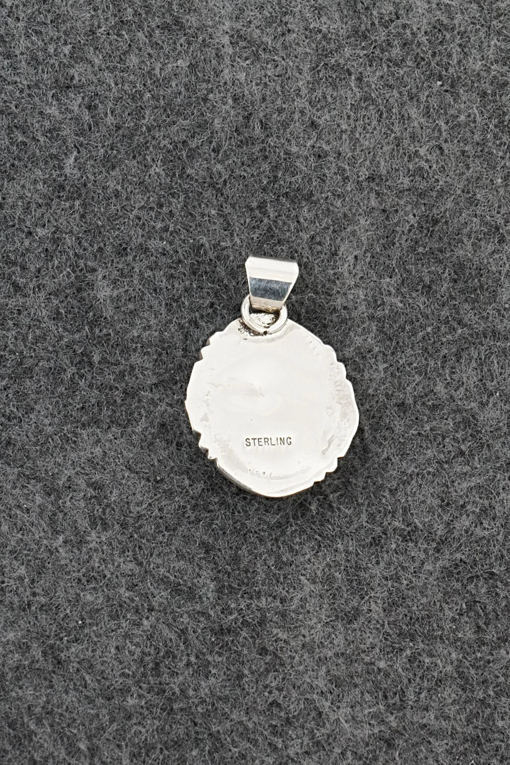 Turquoise and Sterling Silver Pendant - Gene Martinez
