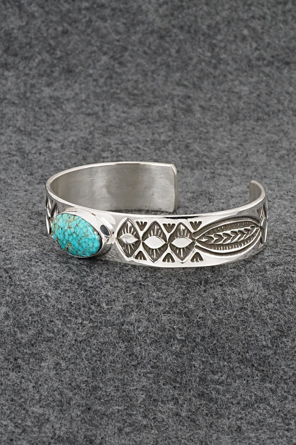 Turquoise & Sterling Silver Bracelet - Arnold Blackgoat