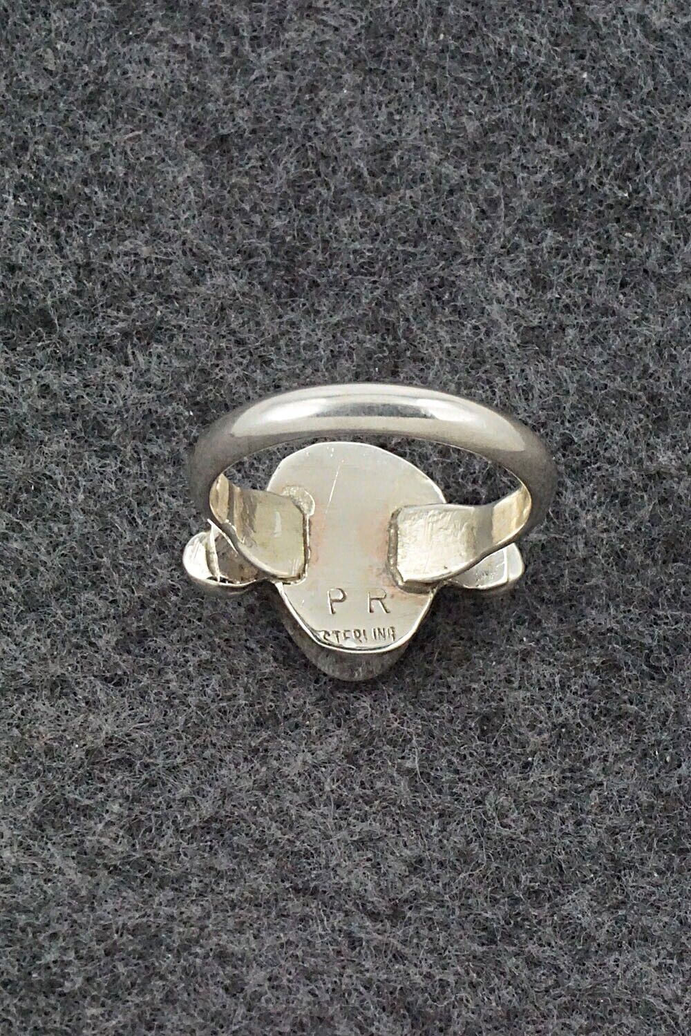 Turquoise & Sterling Silver Ring - Priscilla Reeder - Size 7.5