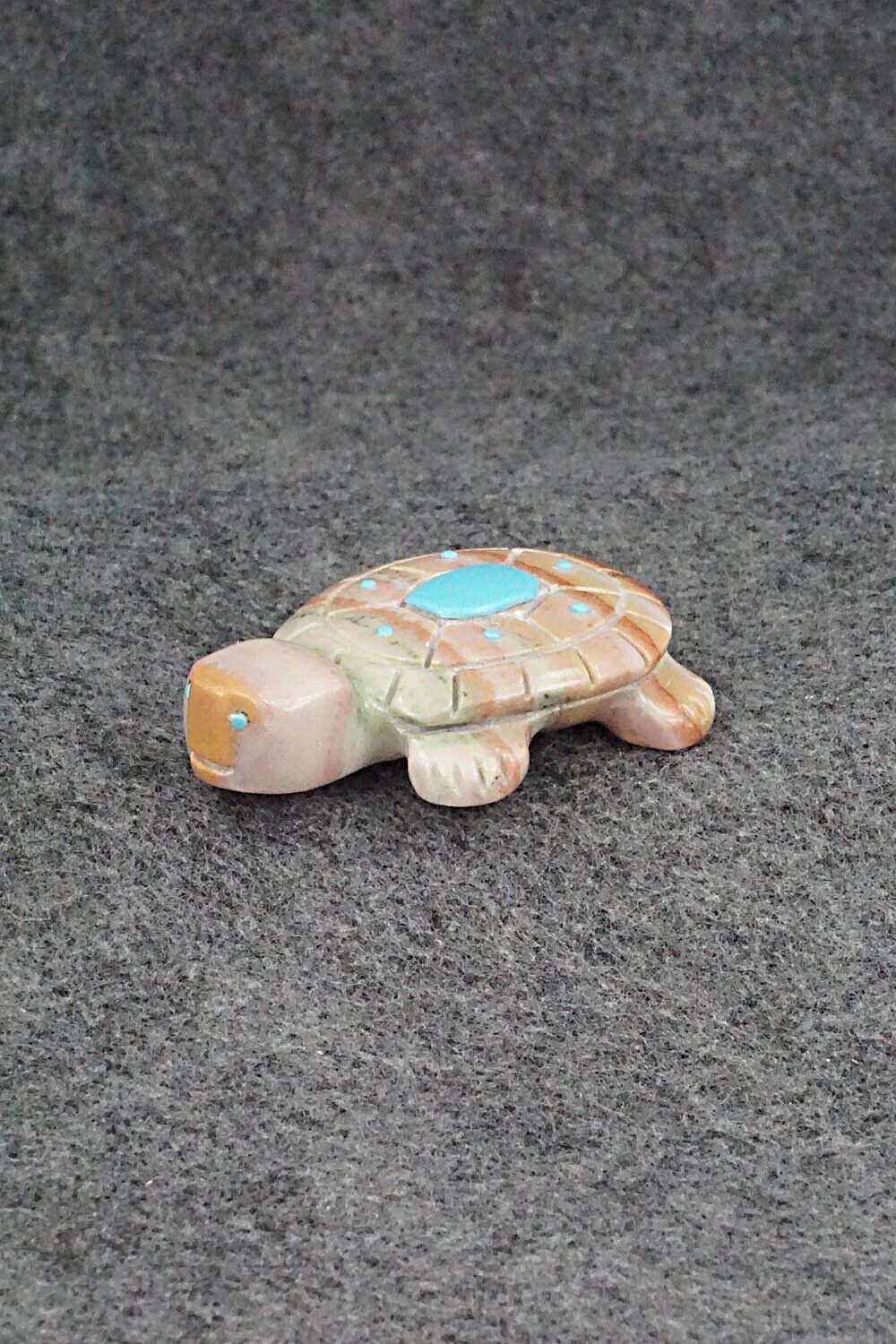 Turtle Zuni Fetish Carving - Reynold Lunasee