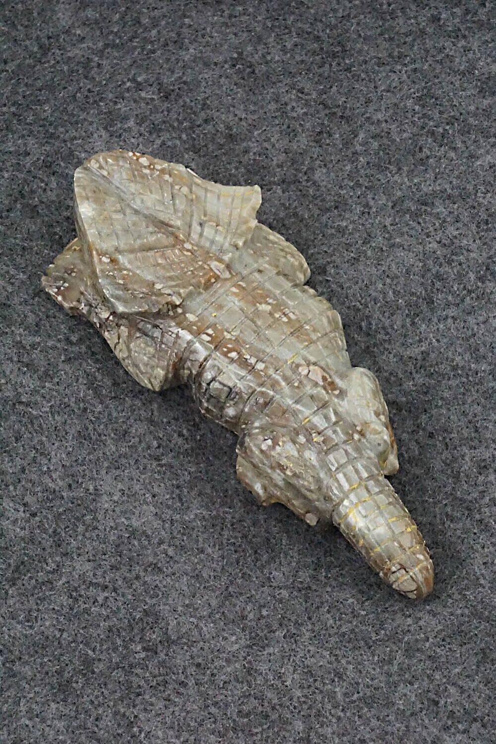 Horned Toad Zuni Fetish Carving - Tony Mackel