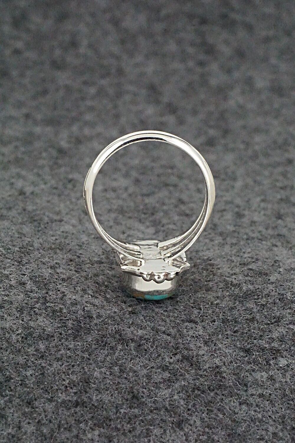 Turquoise & Sterling Silver Ring - Theresa Smith - Size 8
