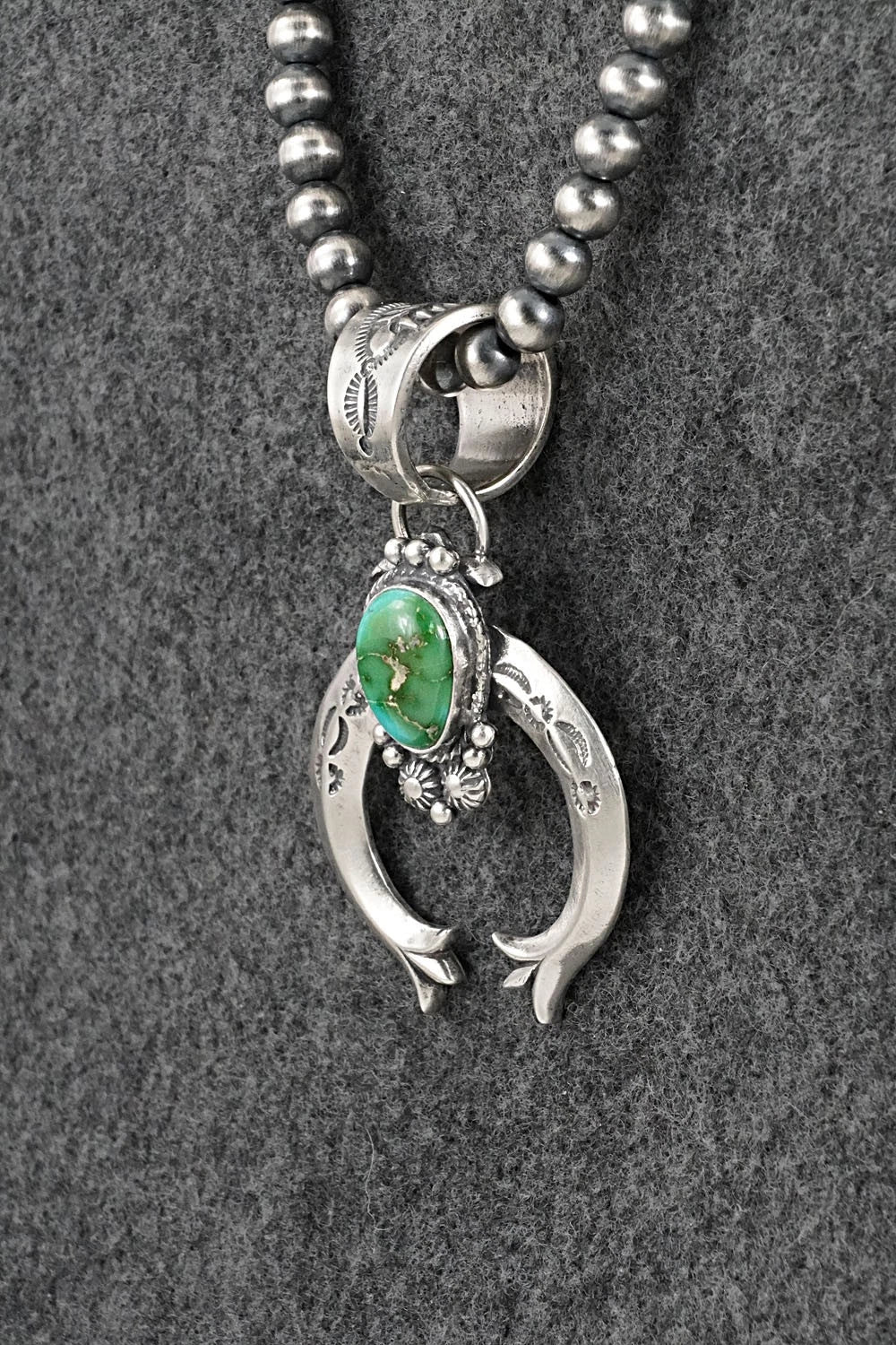 Turquoise & Sterling Silver Necklace - Samuel Yellowhair