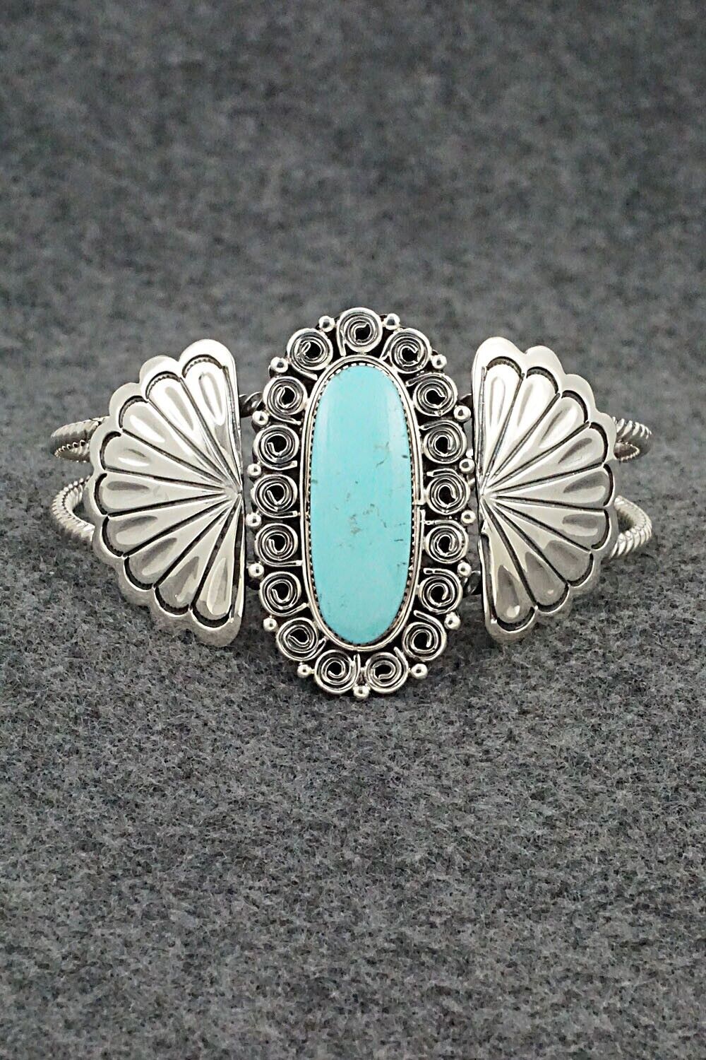 Turquoise and Sterling Silver Bracelet - Angie Platero