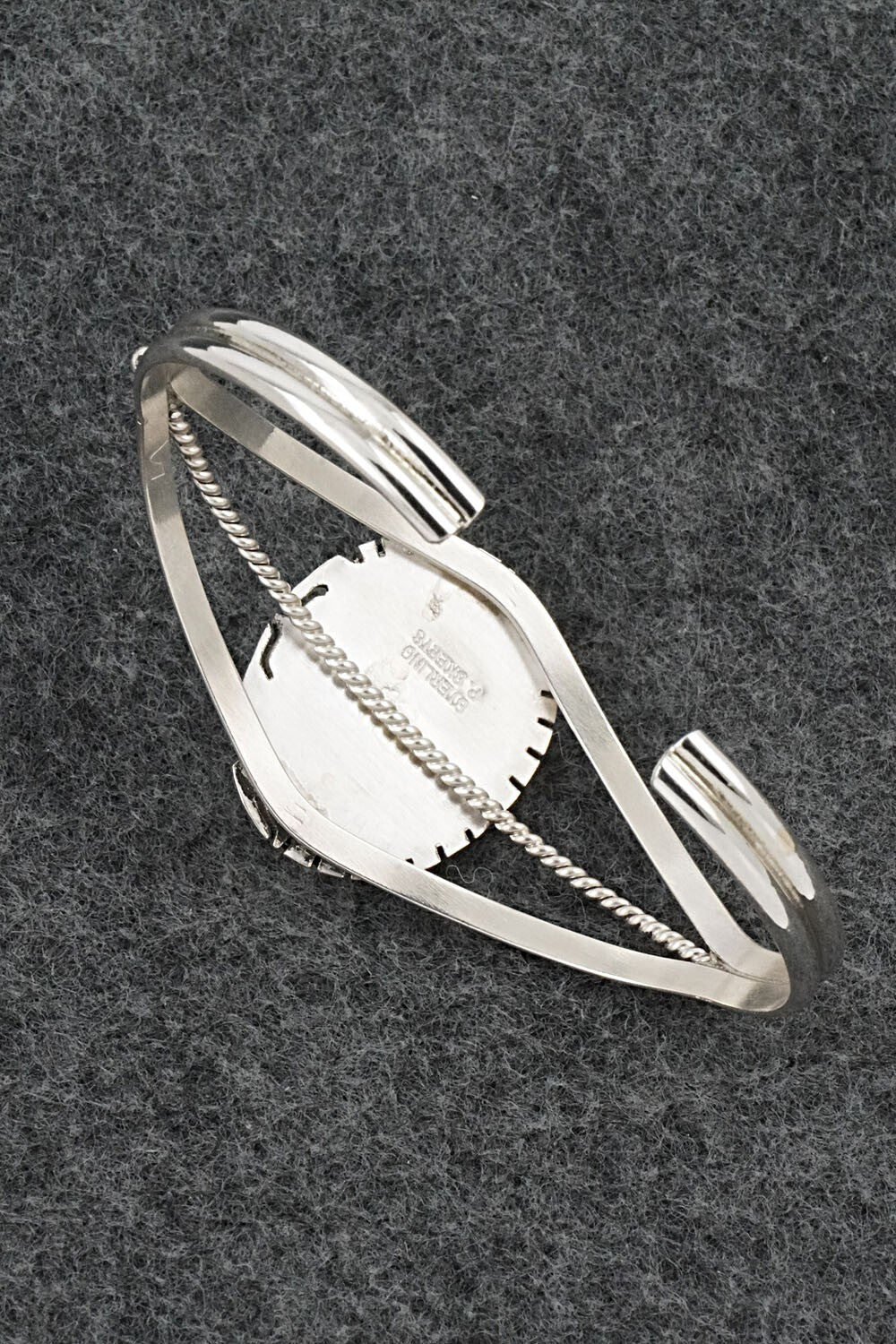 Turquoise & Sterling Silver Bracelet - Peggy Skeets