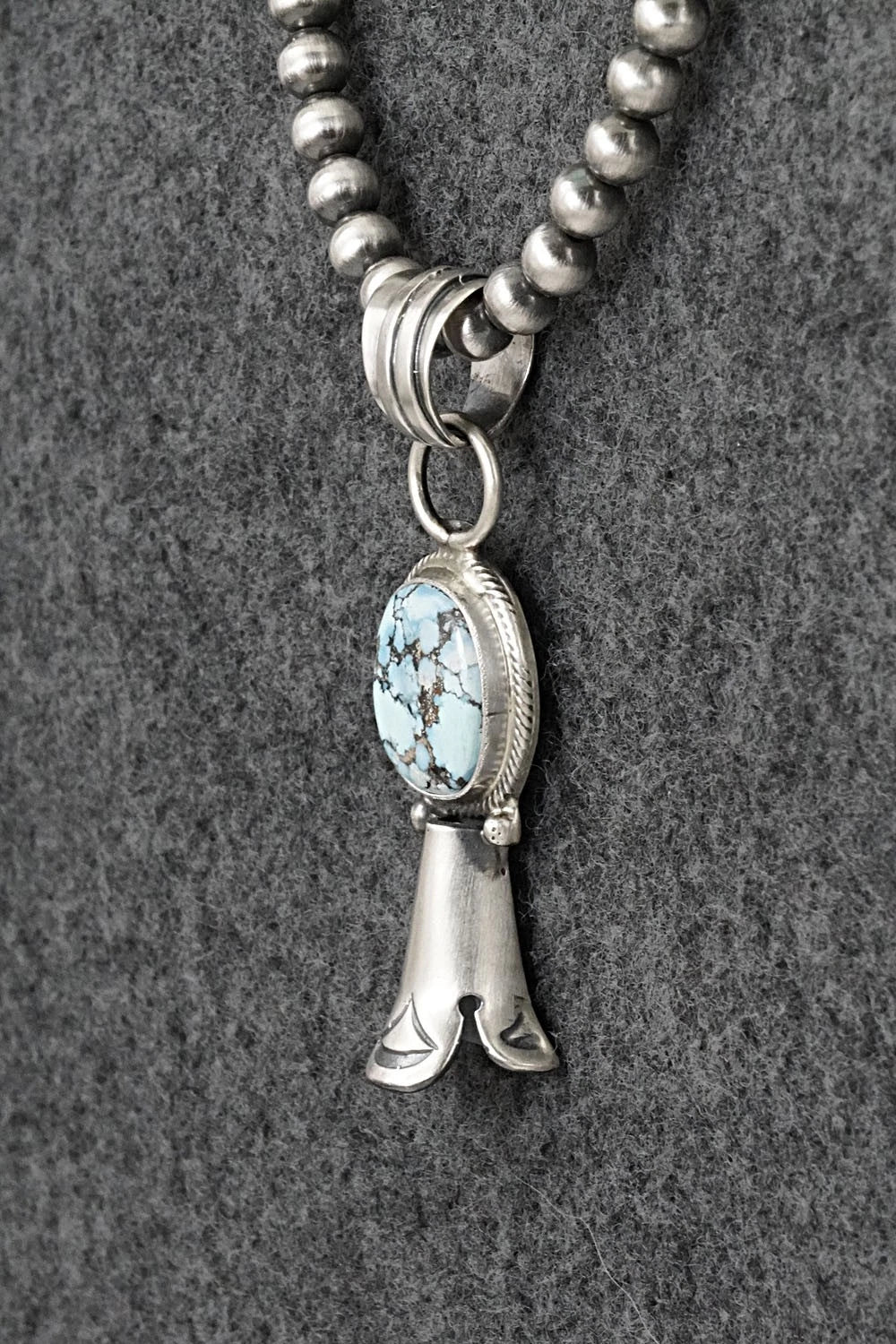 Turquoise & Sterling Silver Necklace - Sharon McCarthy