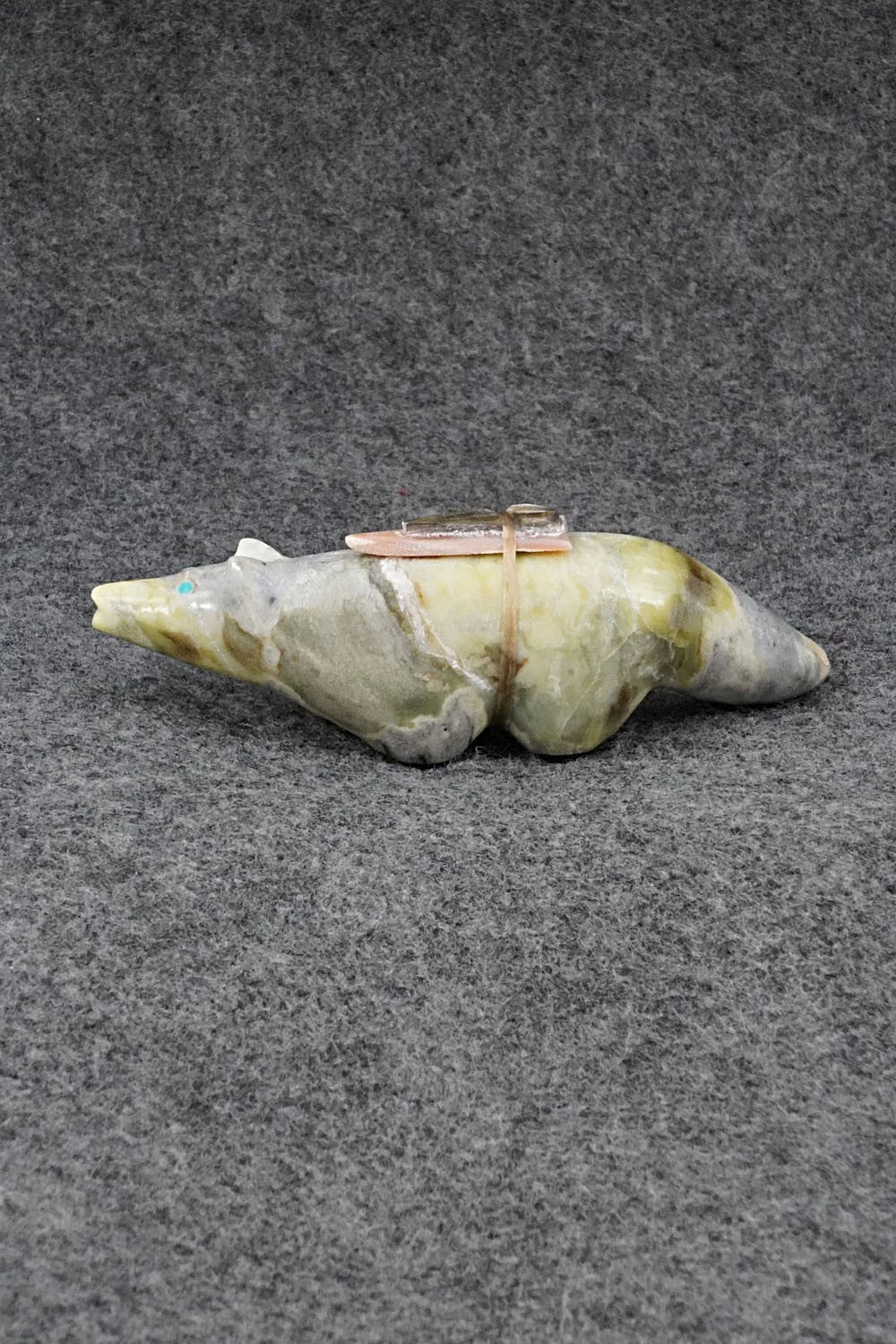 Fox Zuni Fetish Carving - Delvin Leekya