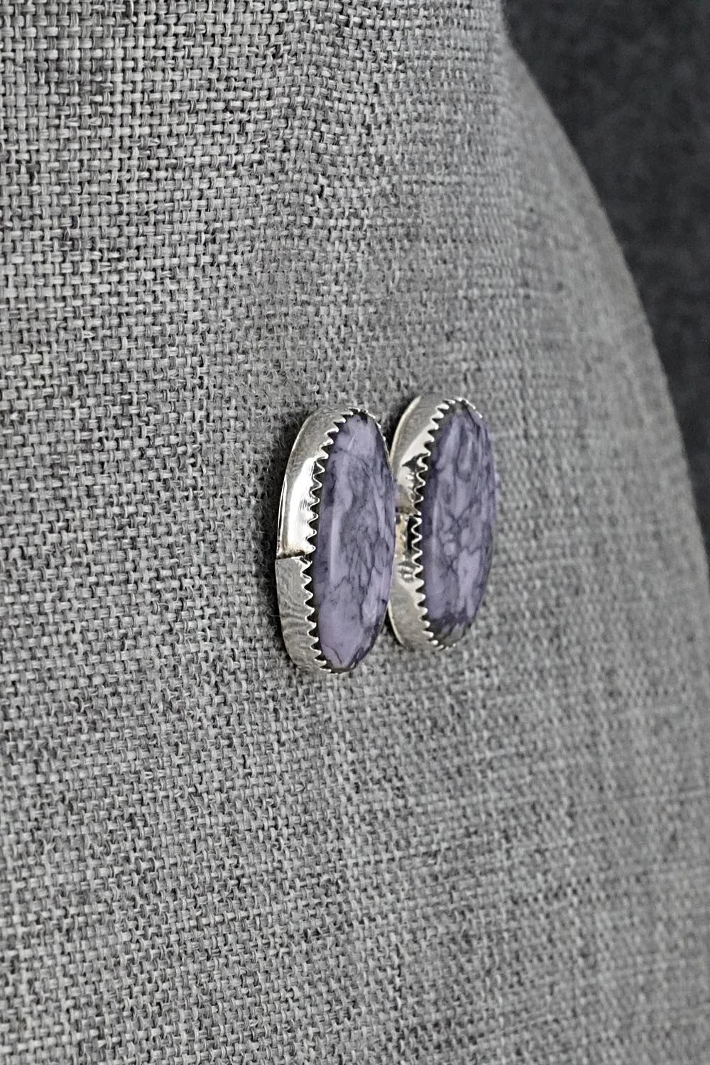 Morado & Sterling Silver Earrings - Murray Hannaweeka