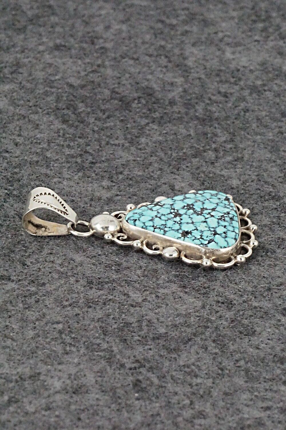 Turquoise & Sterling Silver Pendant and Earrings Set - Oliver Smith