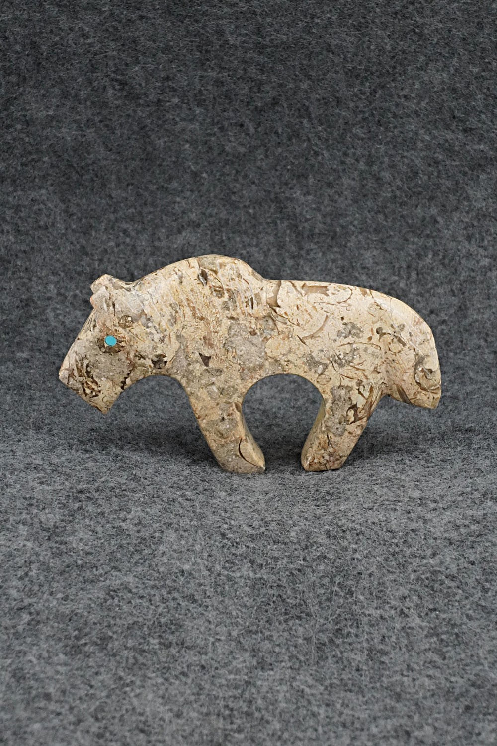 Horse Zuni Fetish Carving - Kenric Laiwakete