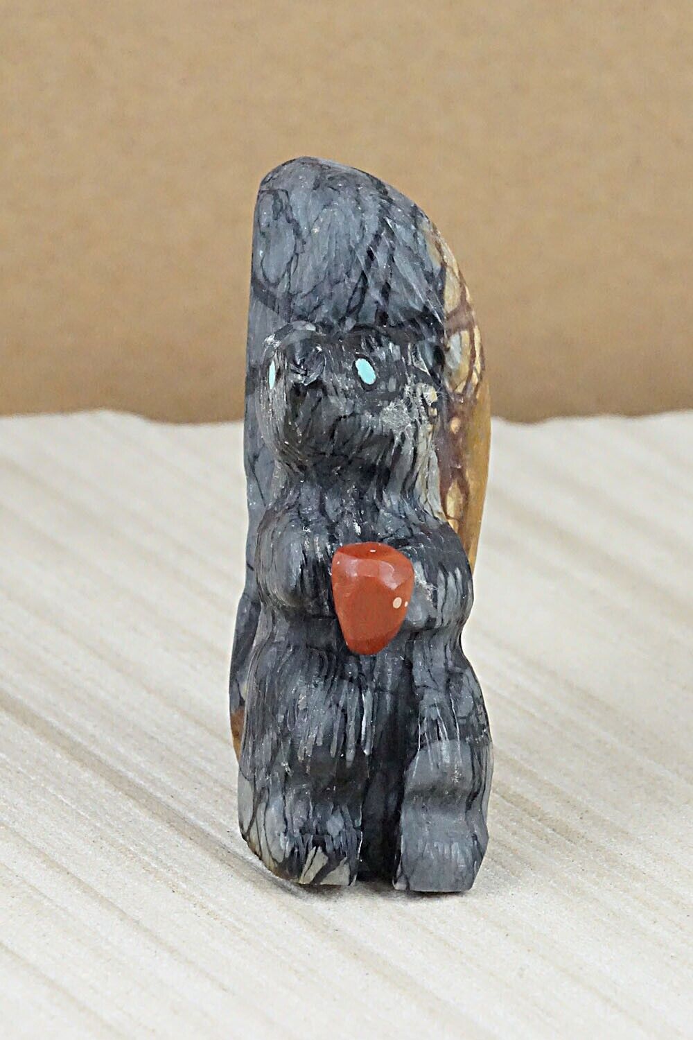 Squirrel Zuni Fetish Carving - Justin Natewa