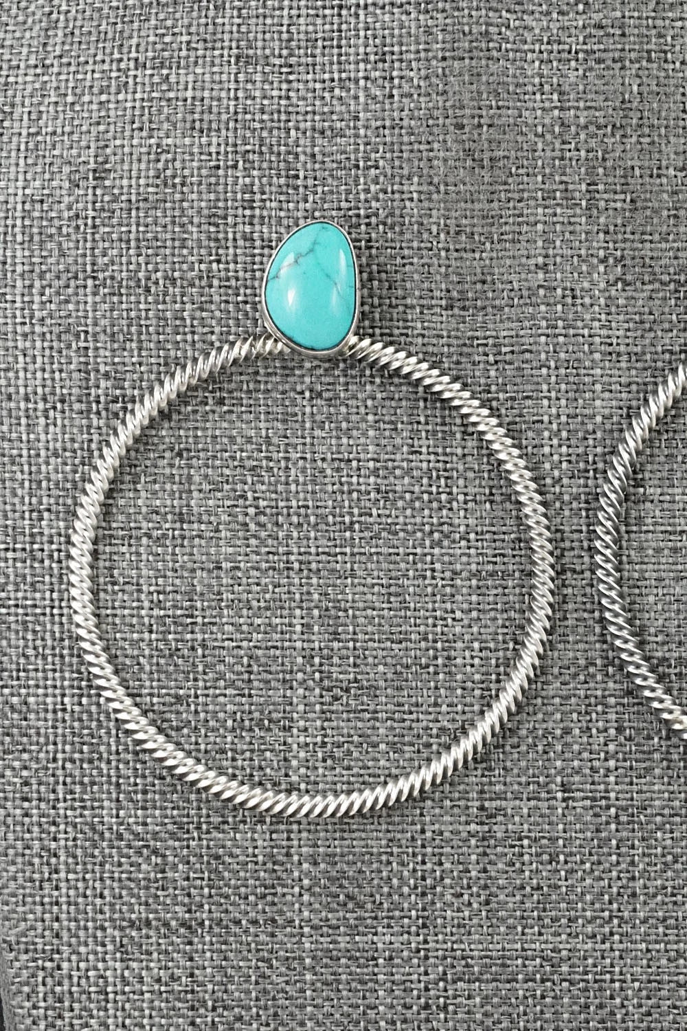 Turquoise & Sterling Silver Earrings - Verley Betone