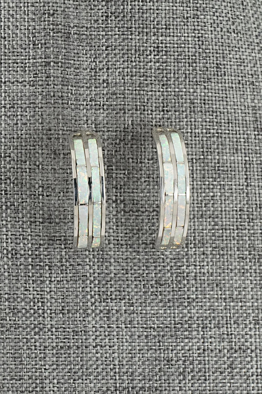 Opalite & Sterling Silver Earrings - Andrew Enrico