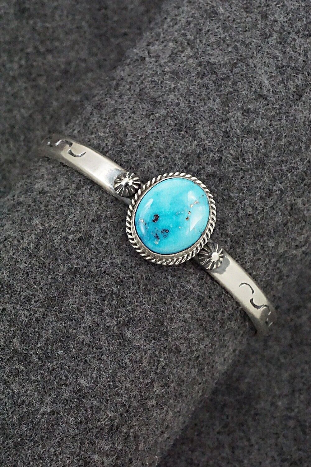 Turquoise & Sterling Silver Bracelet - Samuel Yellowhair