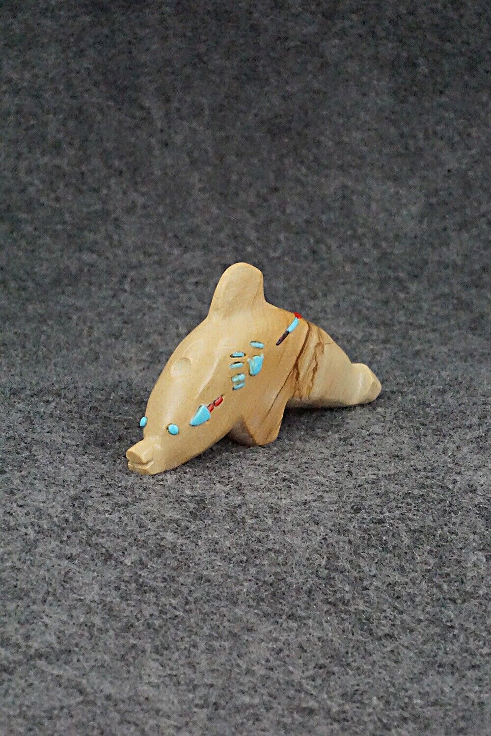 Dolphin Zuni Fetish Carving - Danette Laate