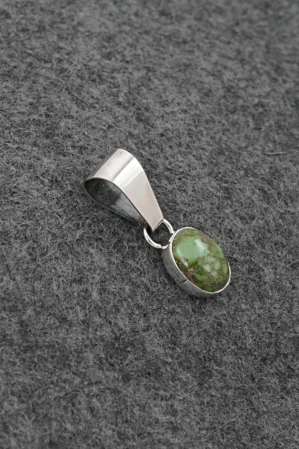 Turquoise & Sterling Silver Pendant - Rosemary Saunders