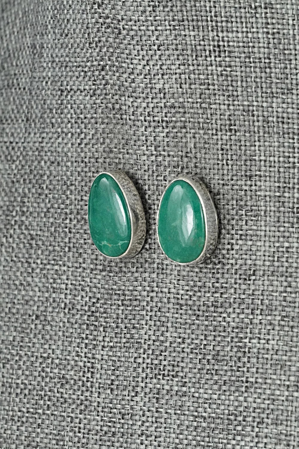 Turquoise & Sterling Silver Earrings - Rosemary Saunders
