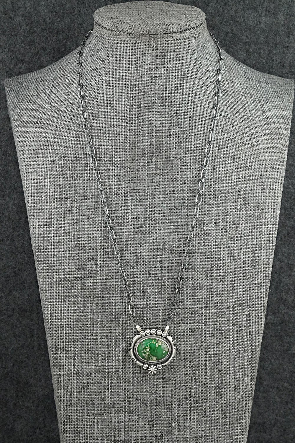 Turquoise & Sterling Silver Necklace - Daniel Benally