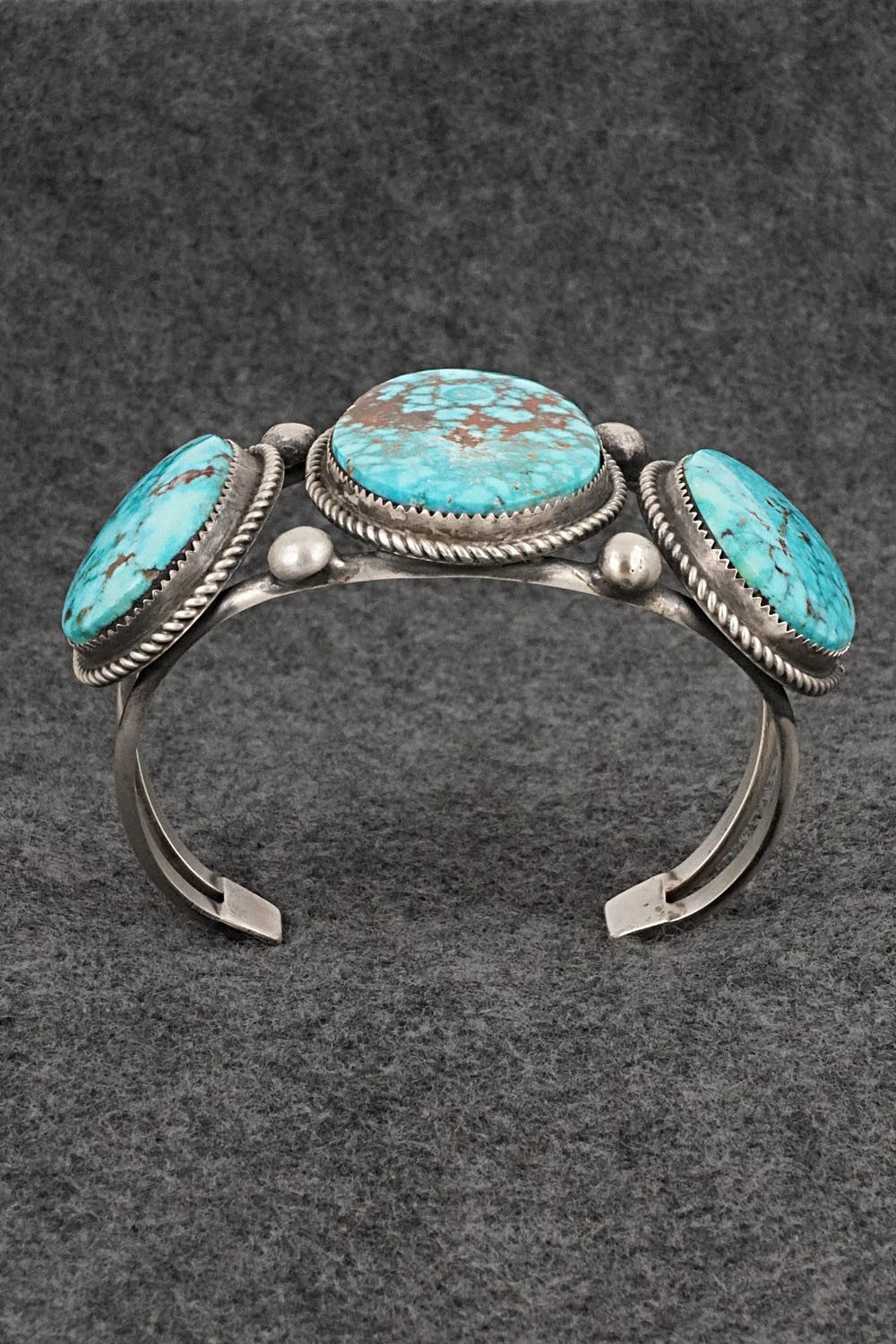 Turquoise & Sterling Silver Bracelet - Ray Nez
