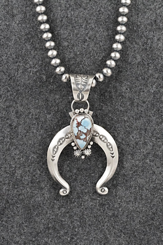 Turquoise & Sterling Silver Necklace - Samuel Yellowhair