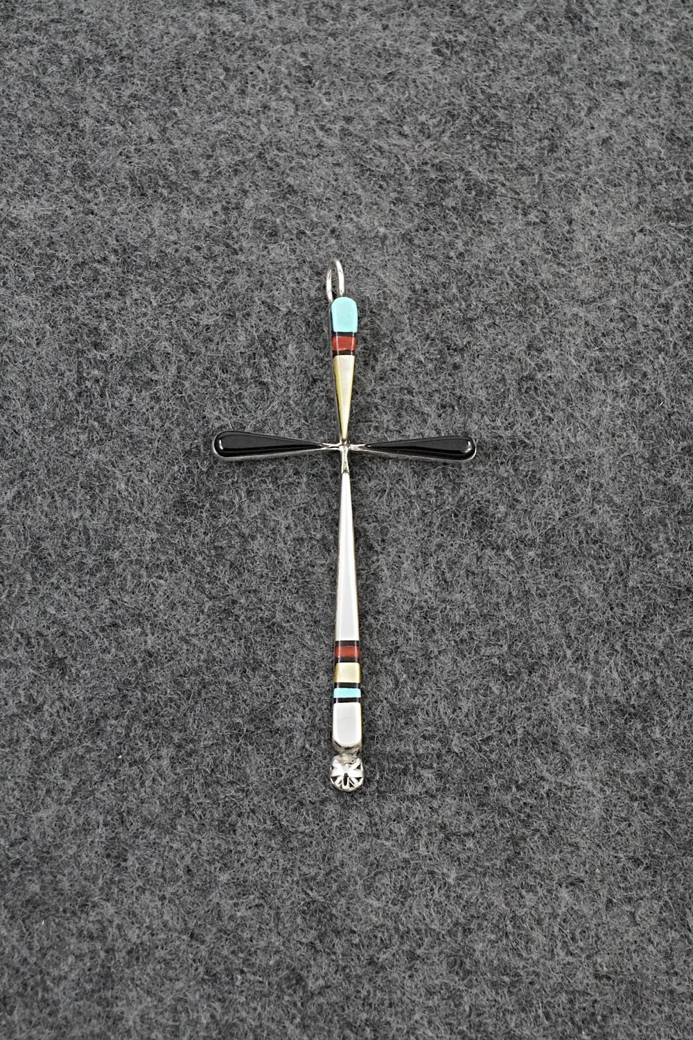 Multi-Stone & Sterling Silver Pendant - Sylvester Noche