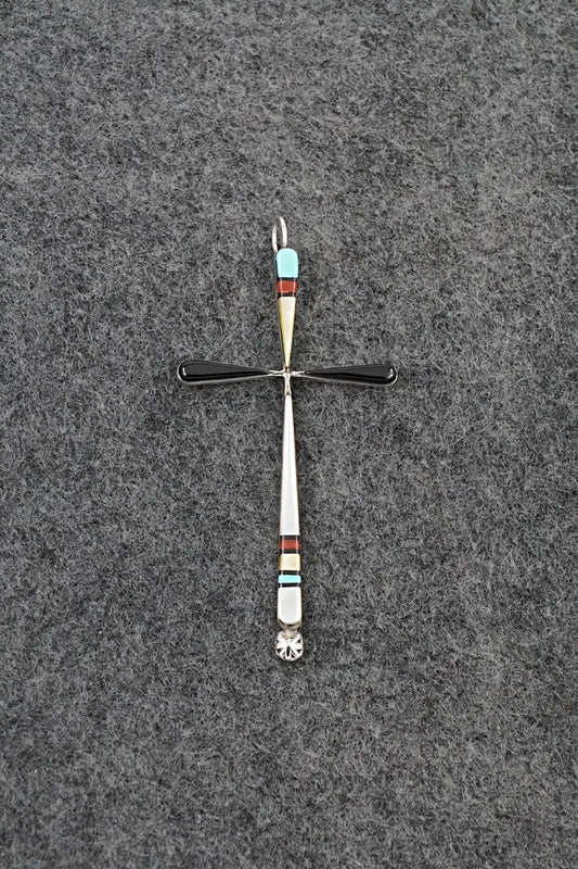 Multi-Stone & Sterling Silver Pendant - Sylvester Noche
