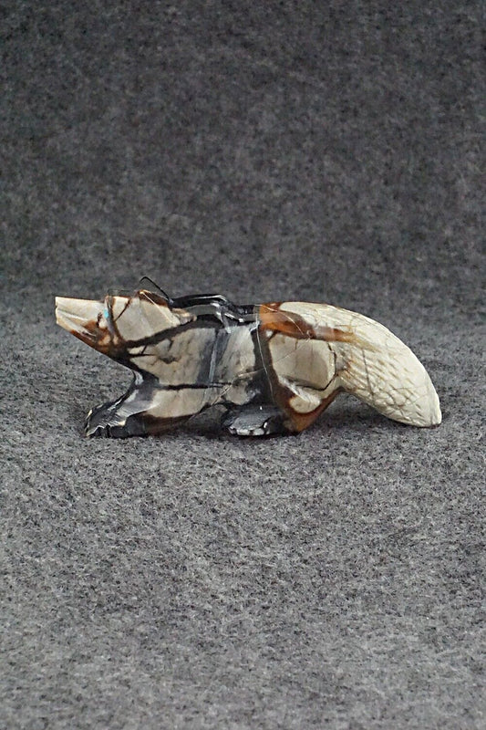 Wolf Zuni Fetish Carving - Tony Mackel