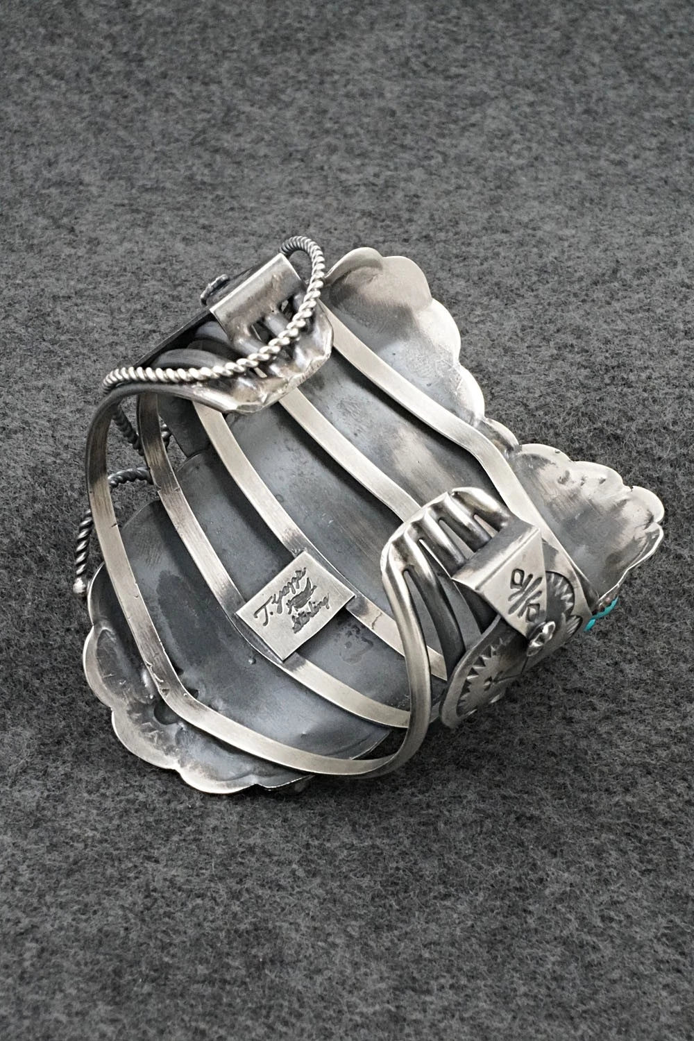 Turquoise & Sterling Silver Bracelet - Tim Yazzie