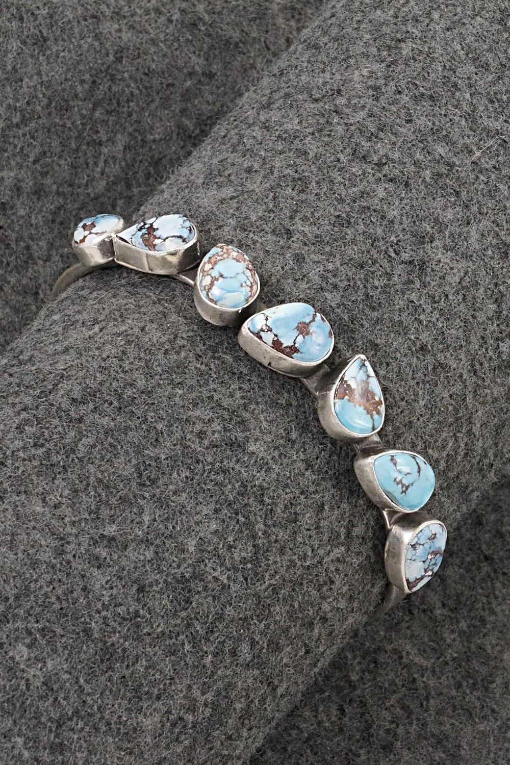 Turquoise & Sterling Silver Bracelet - Verley Betone