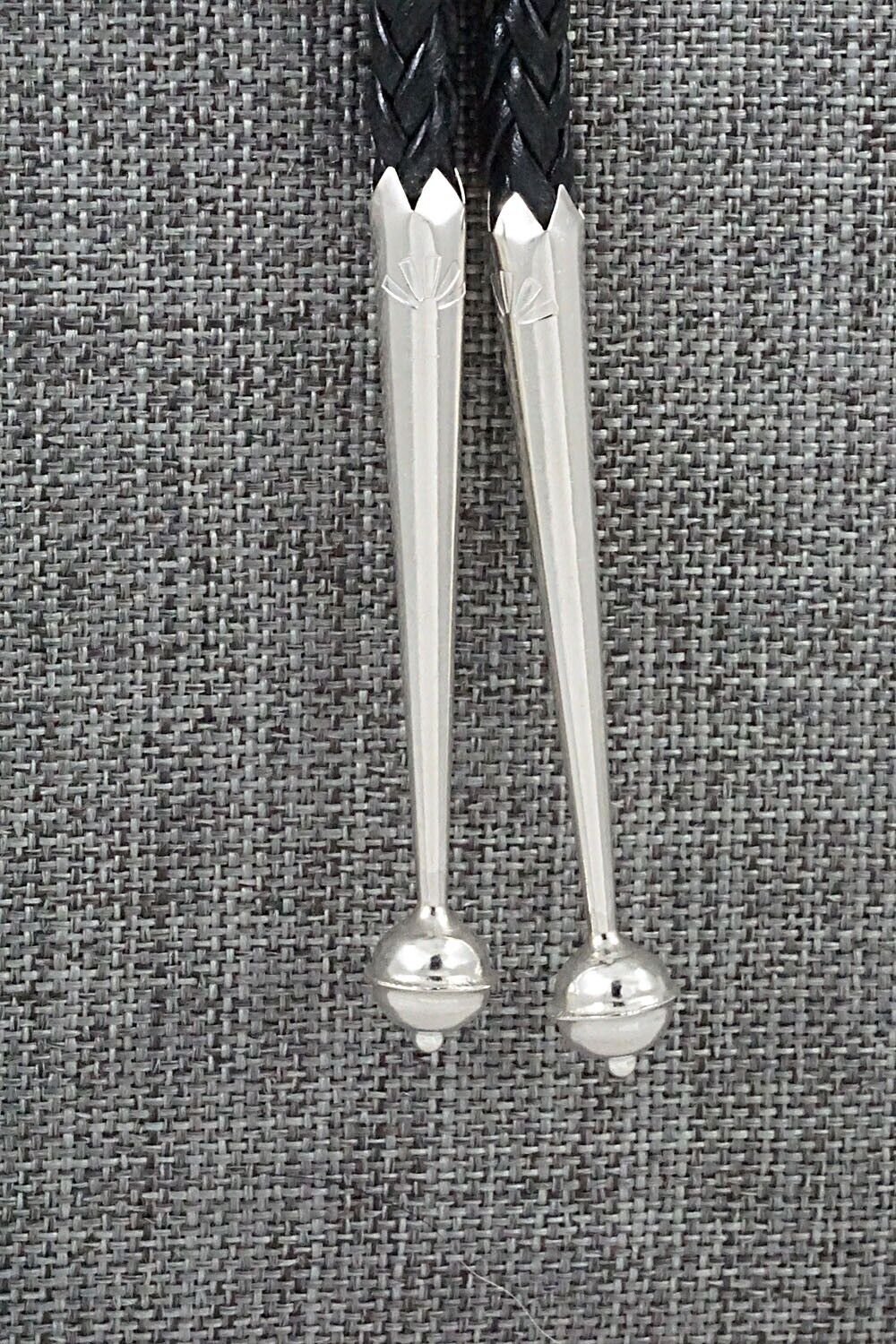 Turquoise & Sterling Silver Bolo Tie - Wilbert Muskett Sr.
