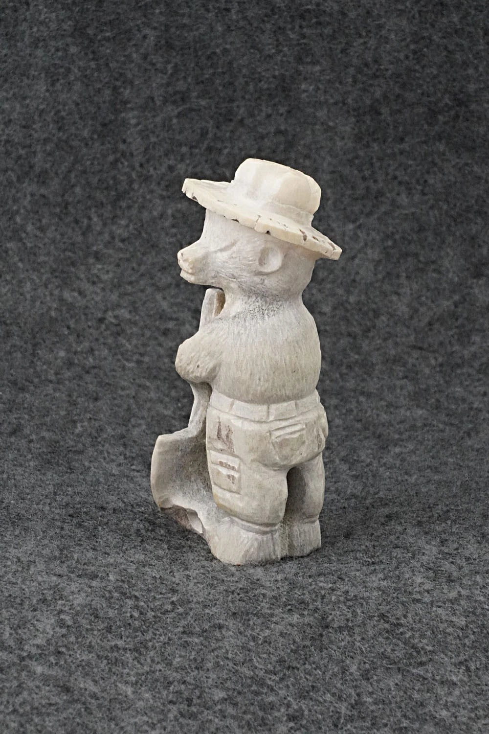 Smokey Bear Zuni Fetish Carving - Chris Peina