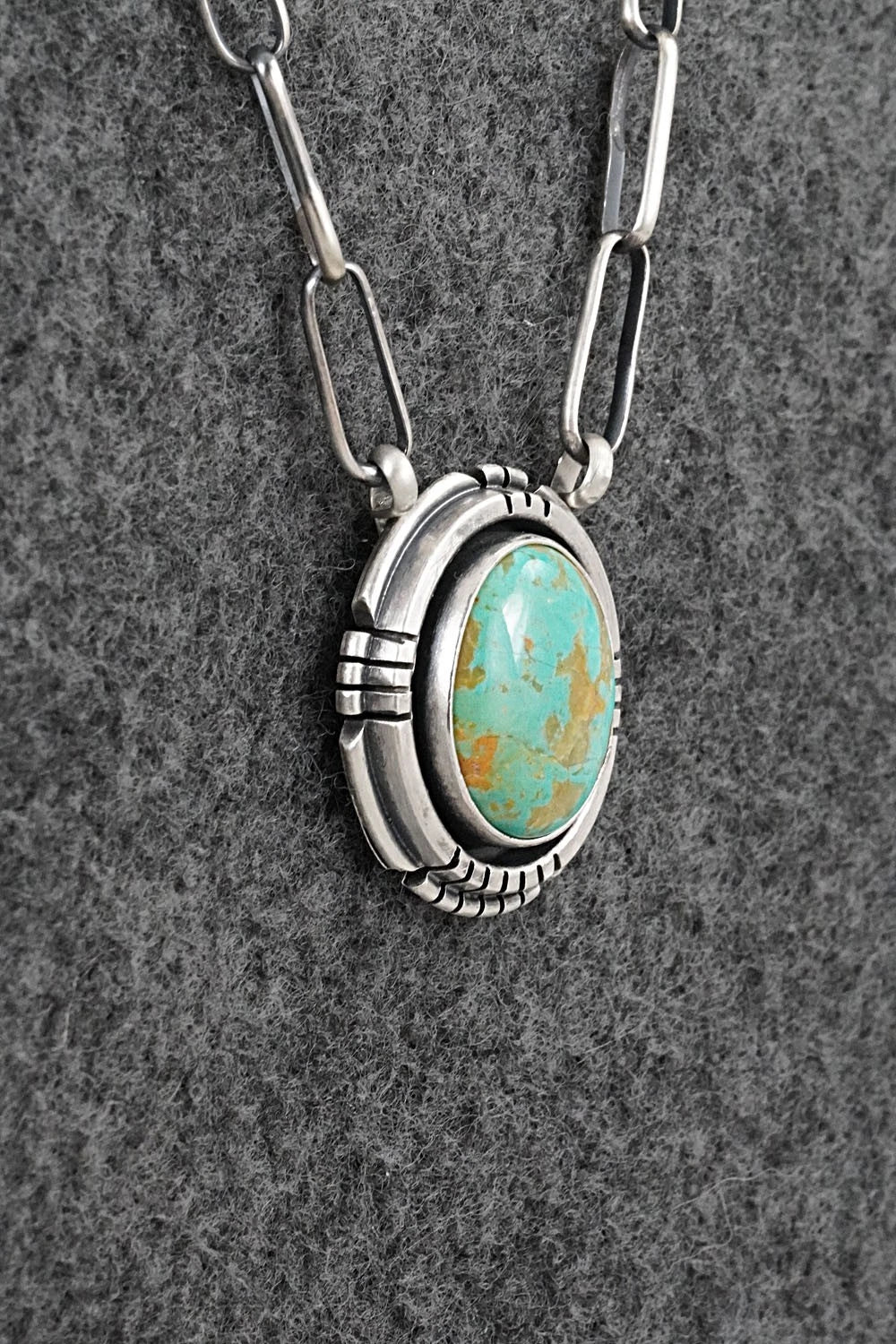 Turquoise & Sterling Silver Necklace - Daniel Benally