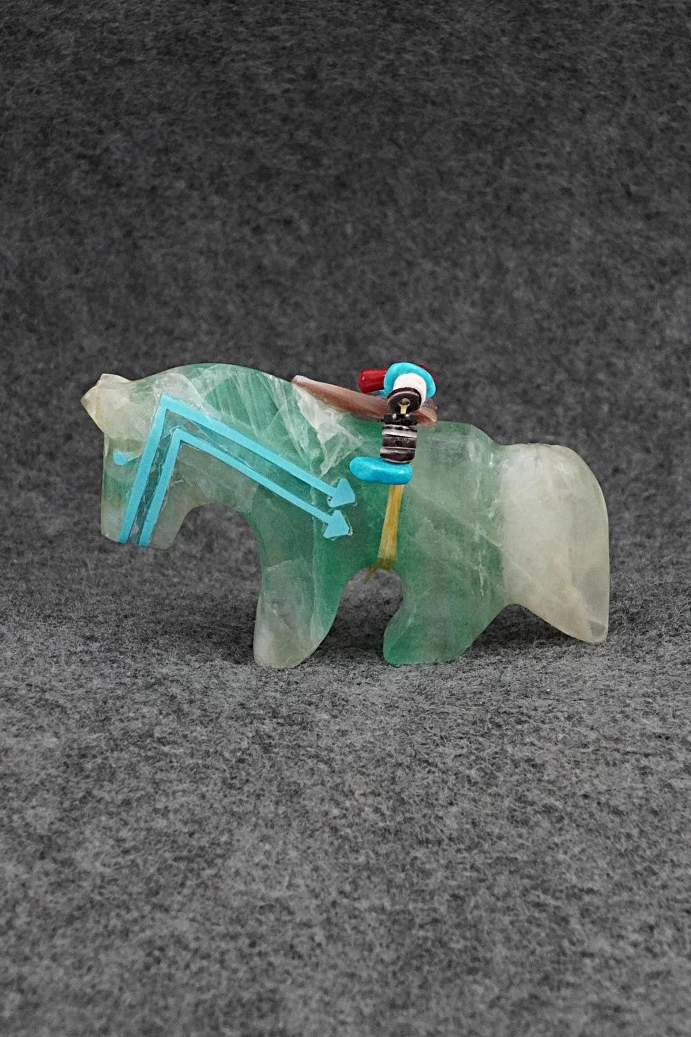 Horse Zuni Fetish Carving - Rodney Laiwakete