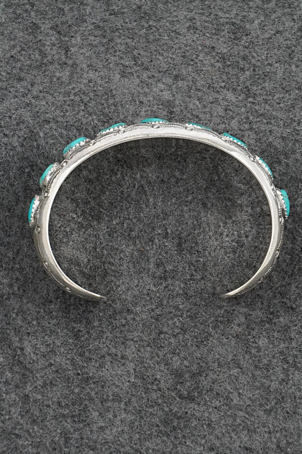 Turquoise & Sterling Silver Bracelet - Wilbert Muskett Sr.
