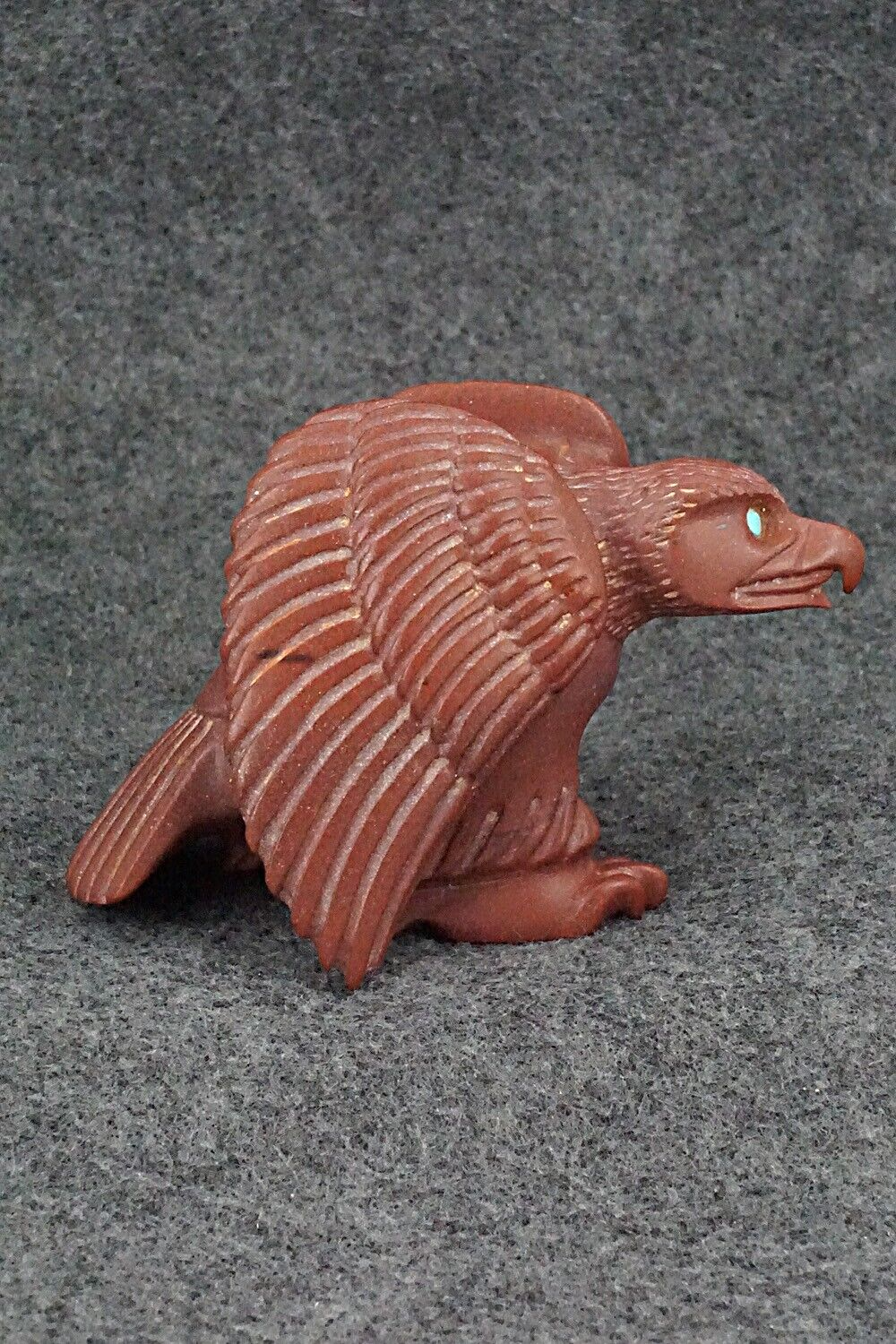 Eagle Zuni Fetish Carving - Albert Eustace Sr.