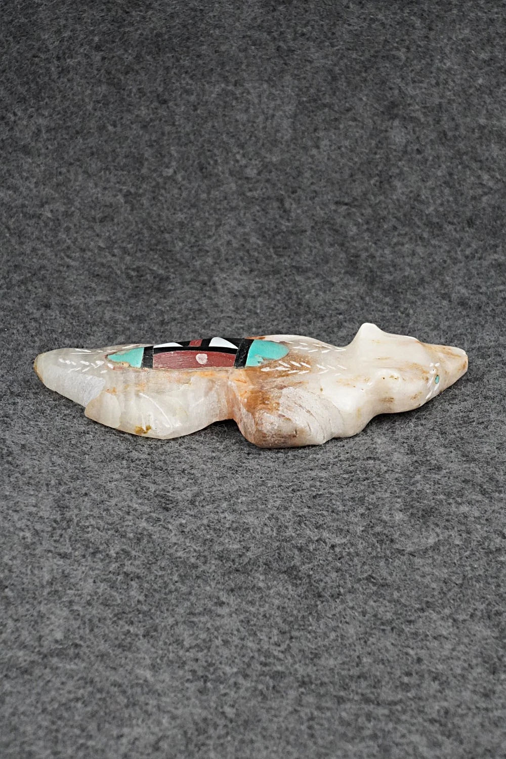 Badger Zuni Fetish Carving - Steven Natachu