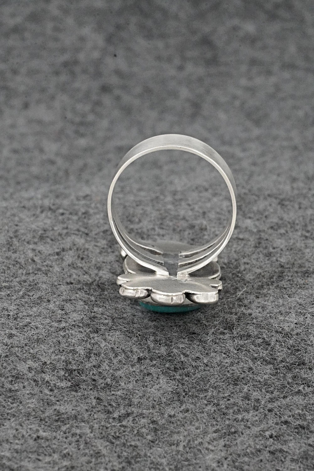 Turquoise & Sterling Silver Ring - Darrin Livingston - Size 9