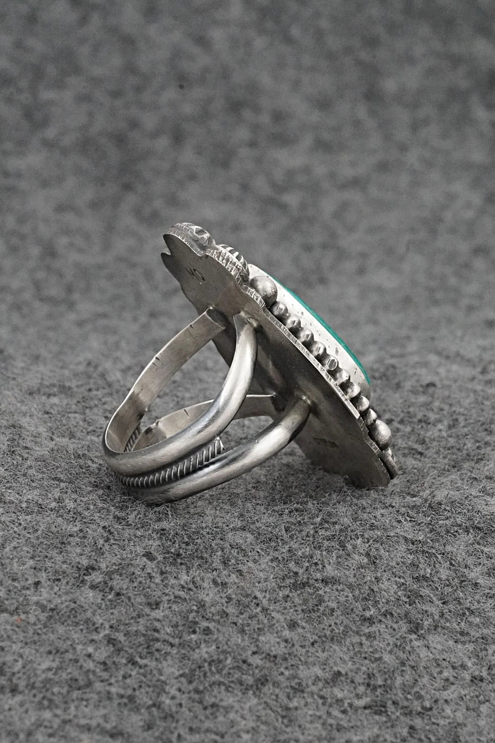 Turquoise & Sterling Silver Ring - Michael Calladitto - Size 9