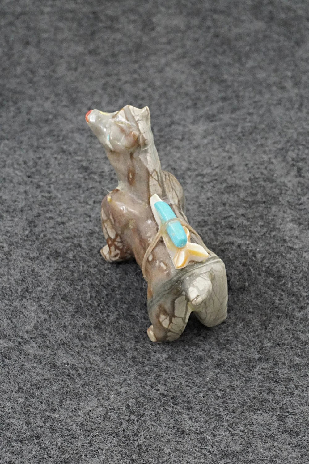 Dog Zuni Fetish Carving - Freddie Leekya