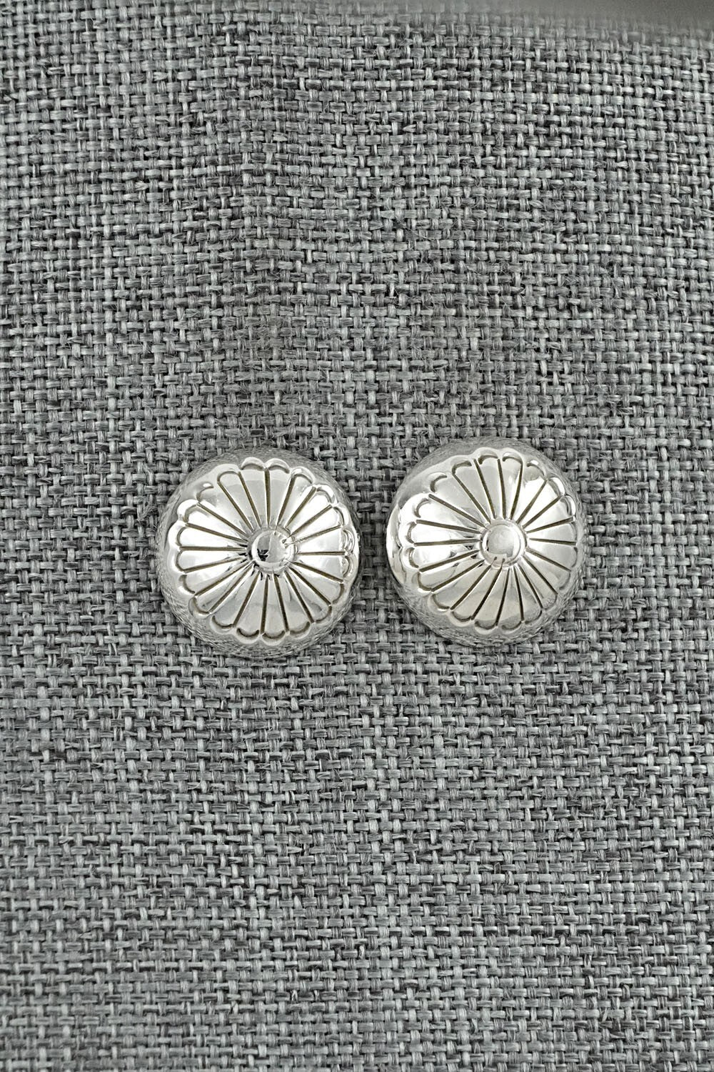 Sterling Silver Earrings - Marie Yazzie
