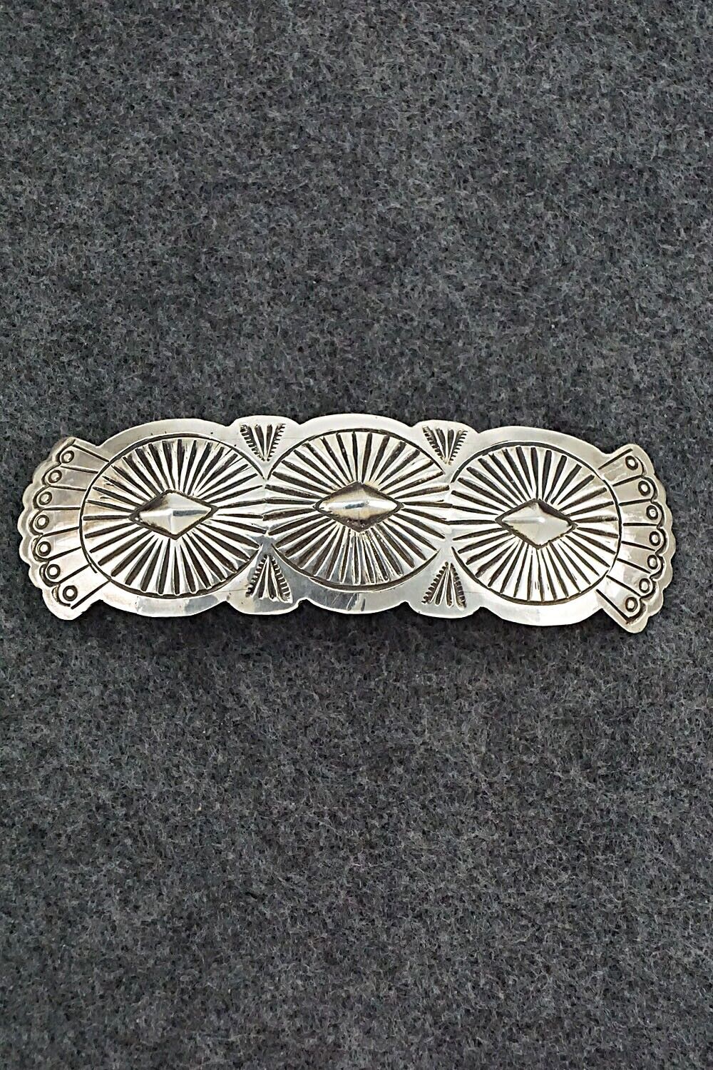 Sterling Silver Hair Barrette - Arlene Soce