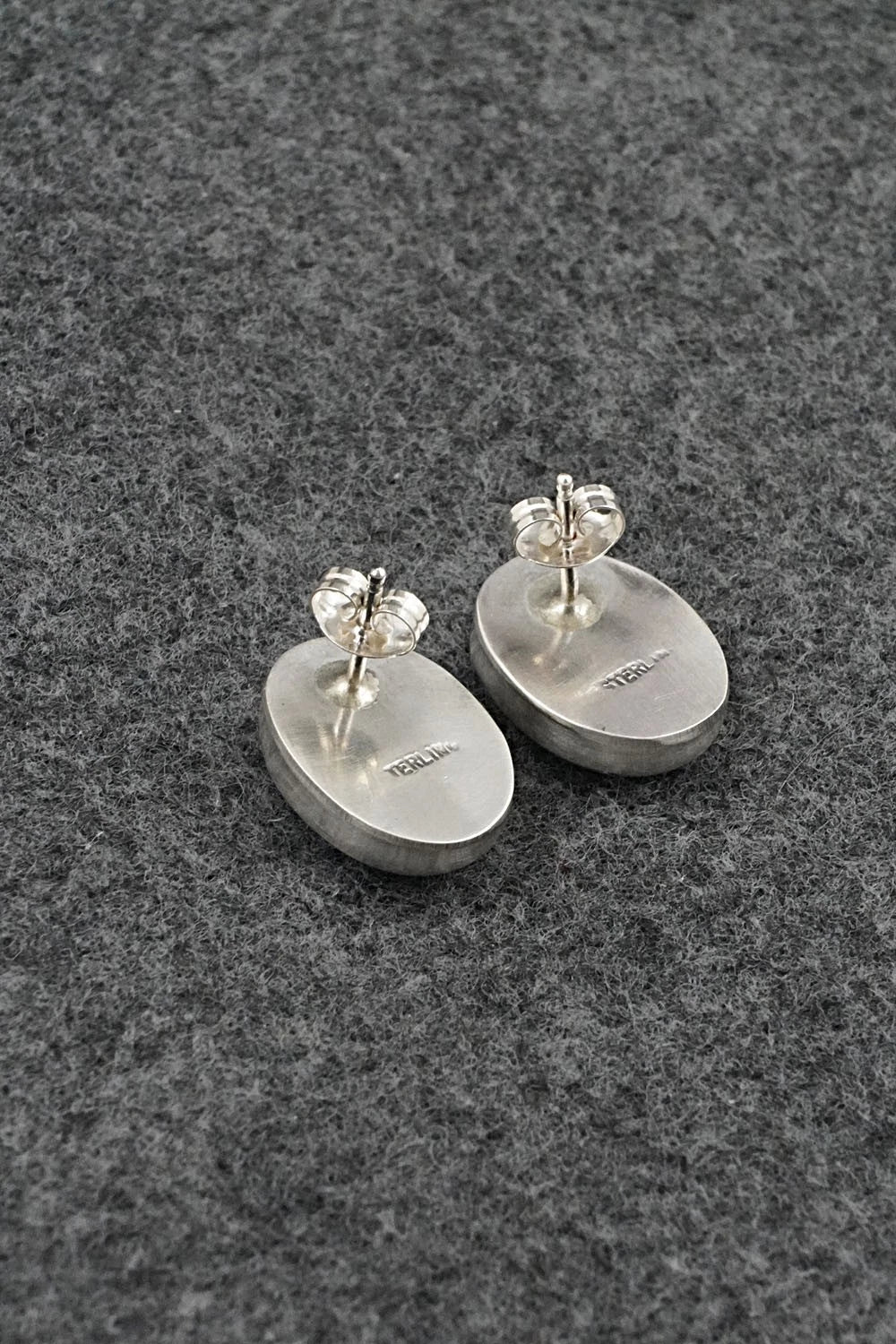 Turquoise & Sterling Silver Earrings - Rosemary Saunders