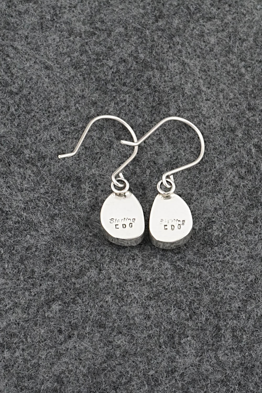 Turquoise & Sterling Silver Earrings - Eugene Gruber