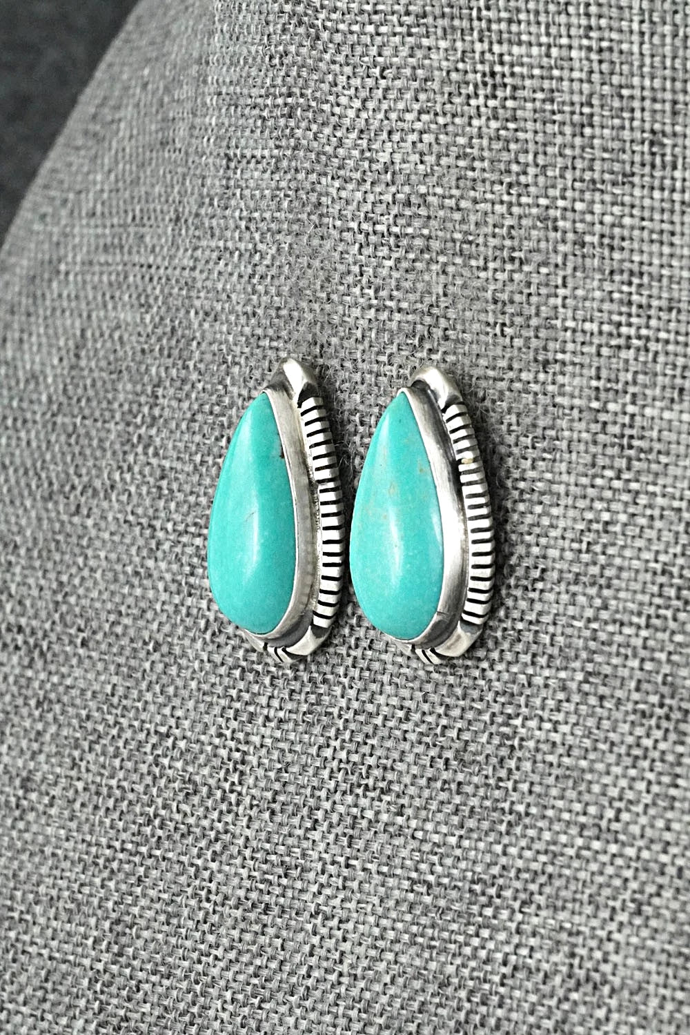Turquoise & Sterling Silver Earrings - Thomas Francisco