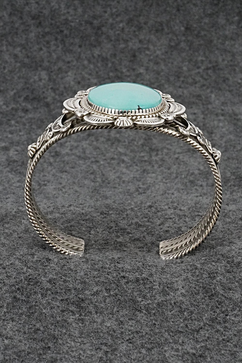 Turquoise & Sterling Silver Bracelet - Ella Linkin