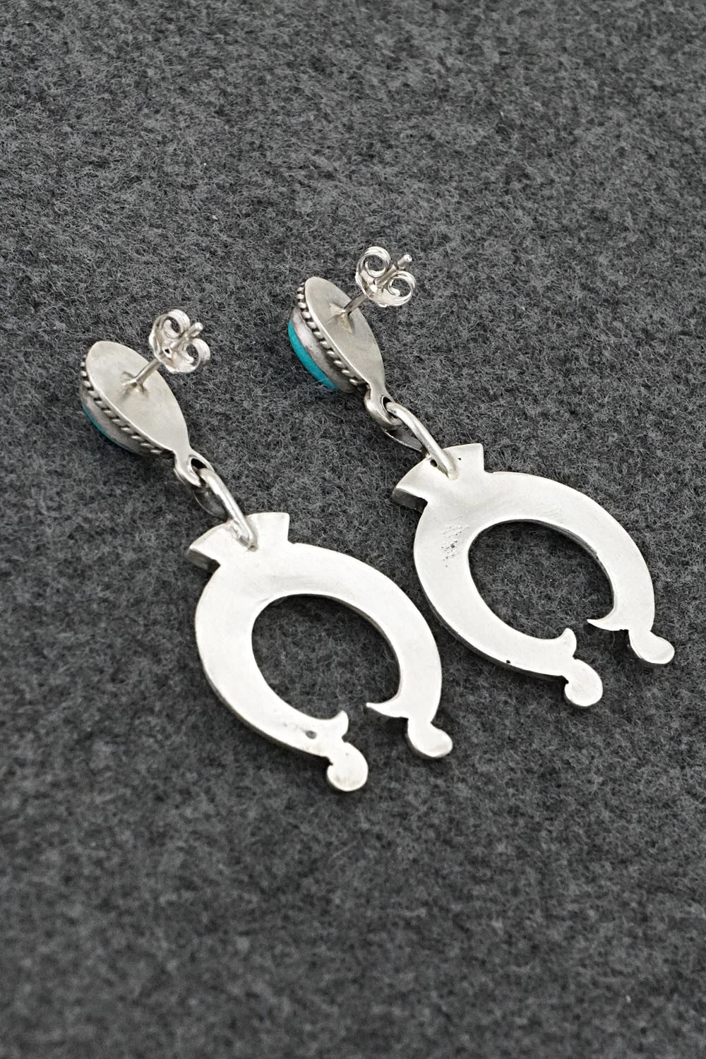 Turquoise & Sterling Silver Earrings - Sharon McCarthy